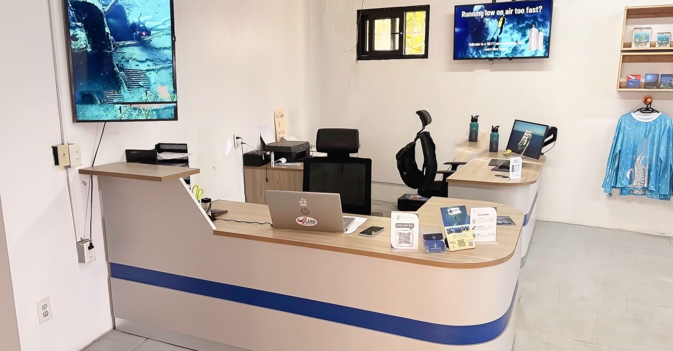 dive shop management operations in action
