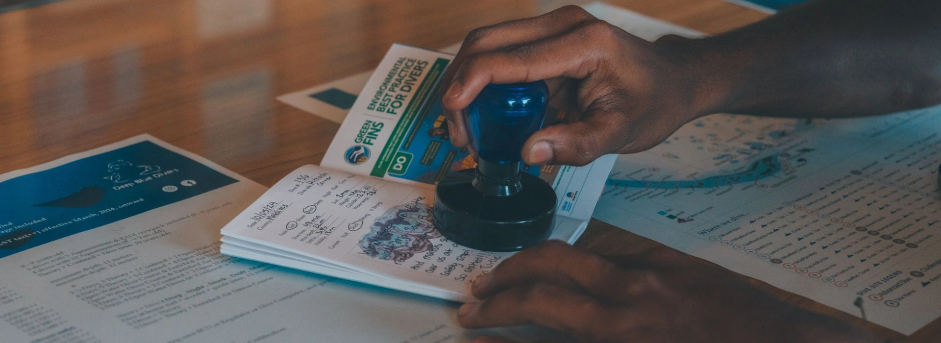 Each certification tells a story. Storytelling in dive marketing transforms these milestones into powerful messages of success