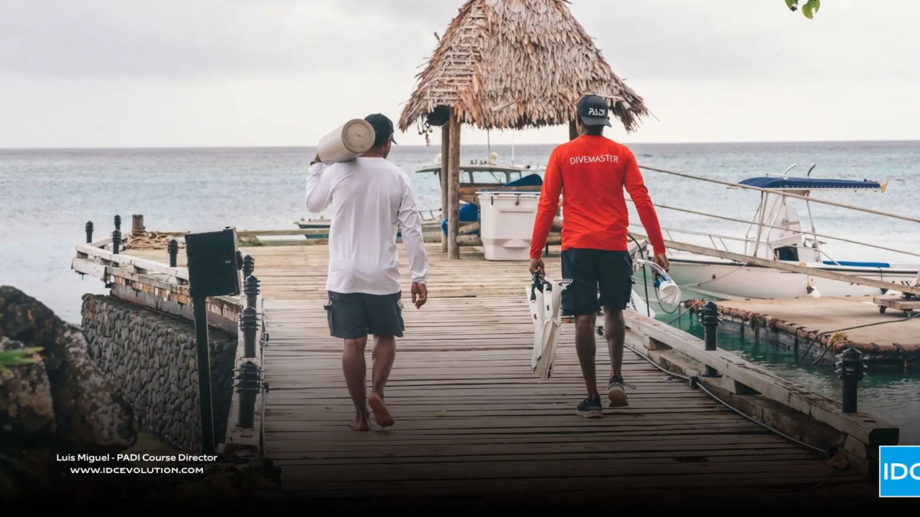 Divemaster to Instructor career transition, moving from guiding dives toward a professional teaching path